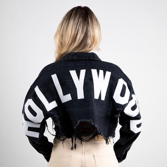 She’s Hollywood Baddie Jean Jacket - Picture 3 of 7
